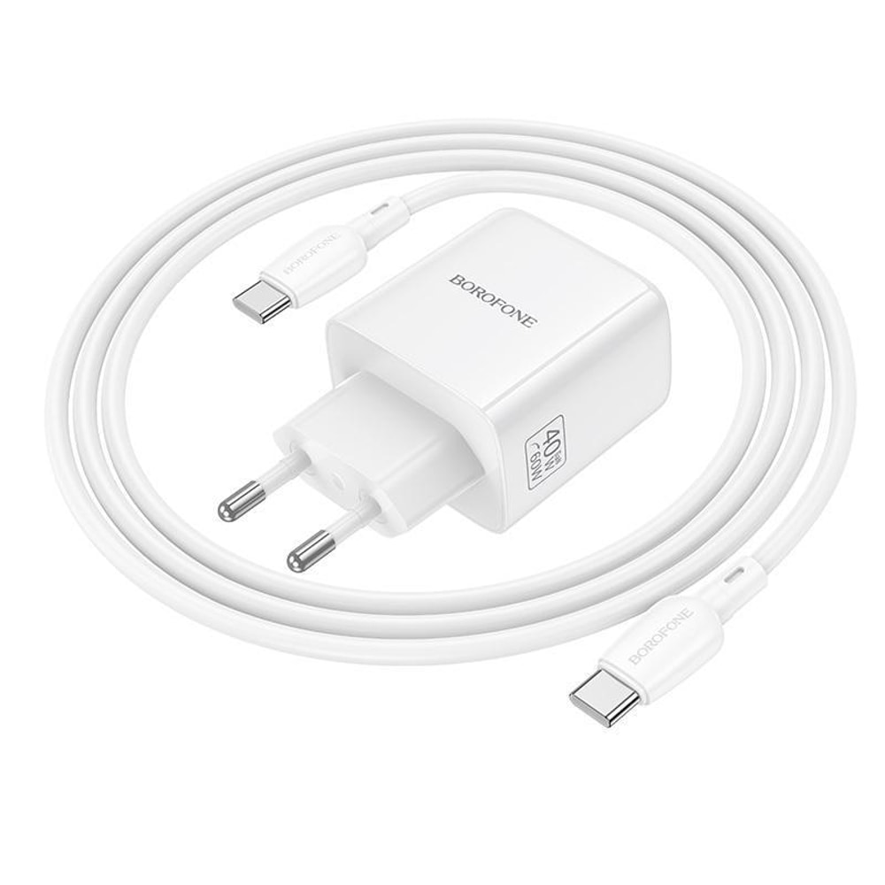 BN33 40W Fast USB-C Charger with Cable Compact PD Power Adapter