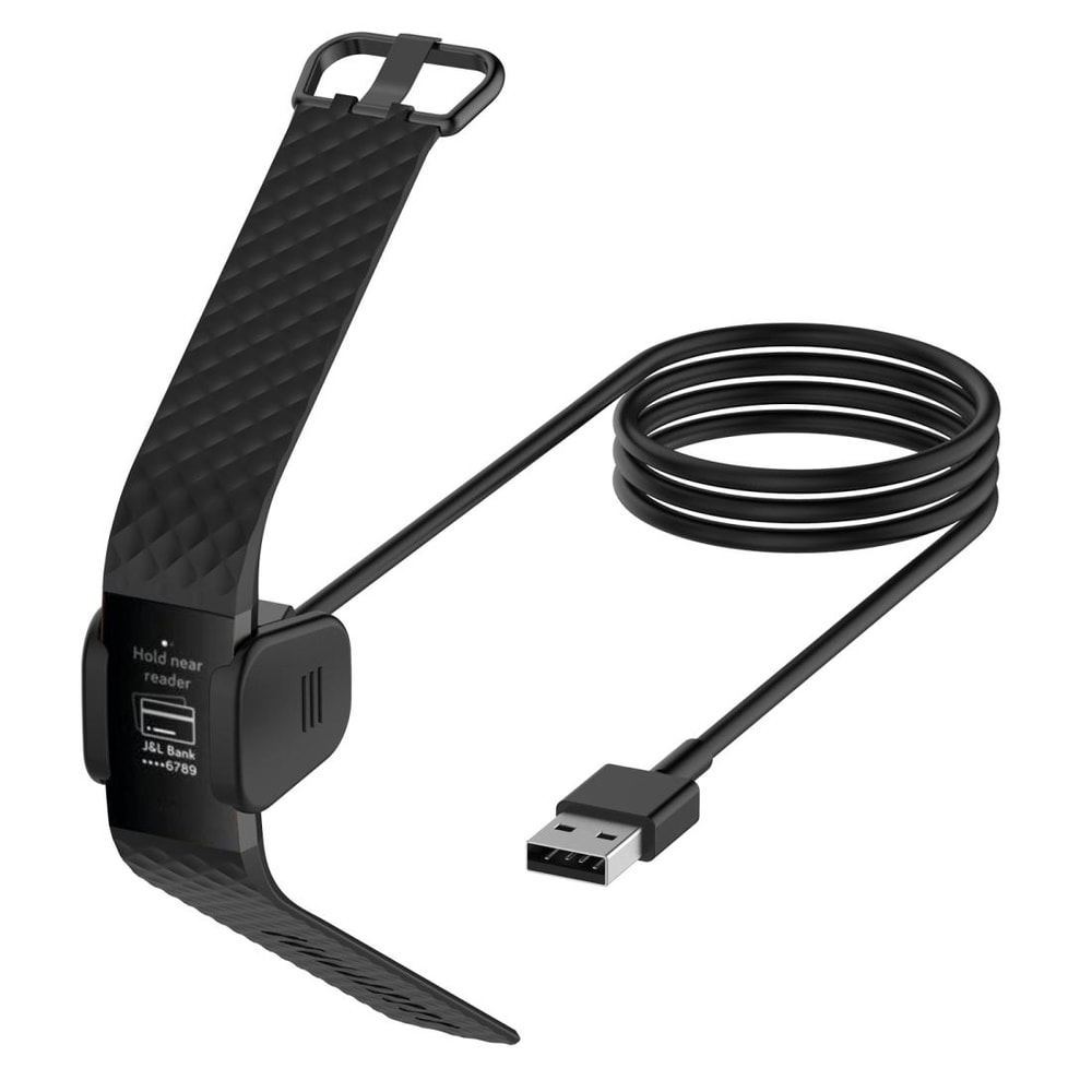 Fitbit Charge 3 Charger Cable 1m Fast USB Replacement Charging Dock Cord