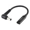 USB-C Female to 5.0x1.0mm DC Adapter Cable Compact Power Connector for Laptops Routers