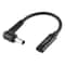 USB-C Female to 5.0x1.0mm DC Adapter Cable Compact Power Connector for Laptops Routers