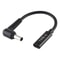 USB-C Female to 5.0x1.0mm DC Adapter Cable Compact Power Connector for Laptops Routers