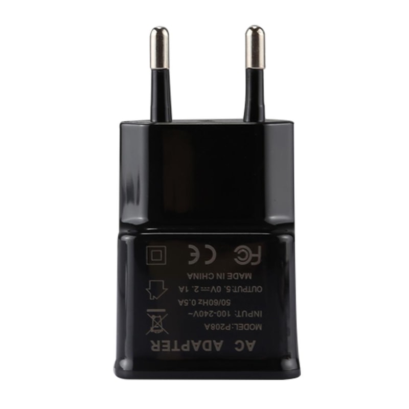 Fast Charge 5V 2.1A USB Wall Charger with Micro USB Cable Smart Power Adapter