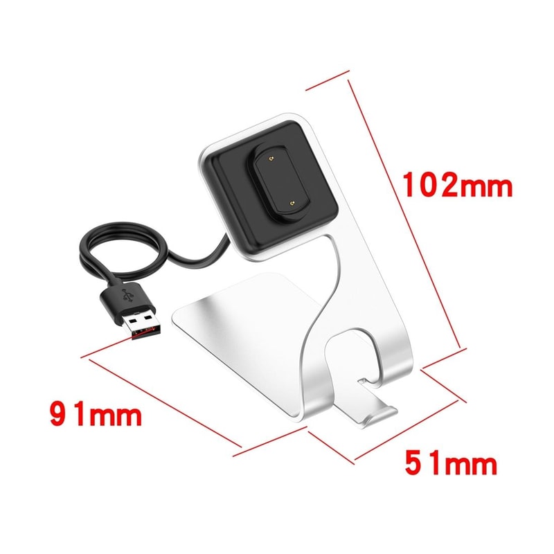 Amazfit T-Rex Ultra Rotatable Metal Charging Dock Stand USB-C Fast Charger Bracket