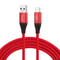 1.2m Nylon Braided USB-C Fast Charging Data Sync Cable 110 Copper Wires