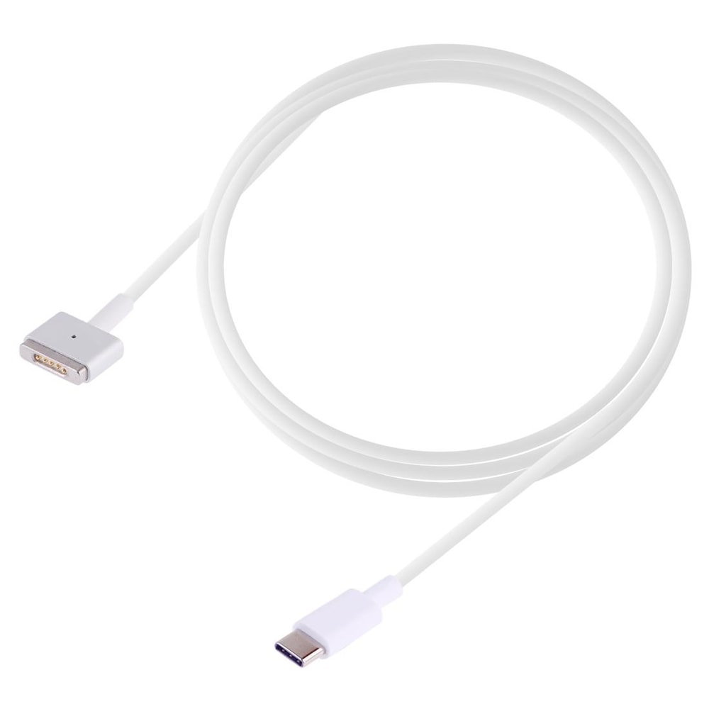 1.7m 5 Pin to USB-C MacBook Charging Cable PD Fast Charge (White)
