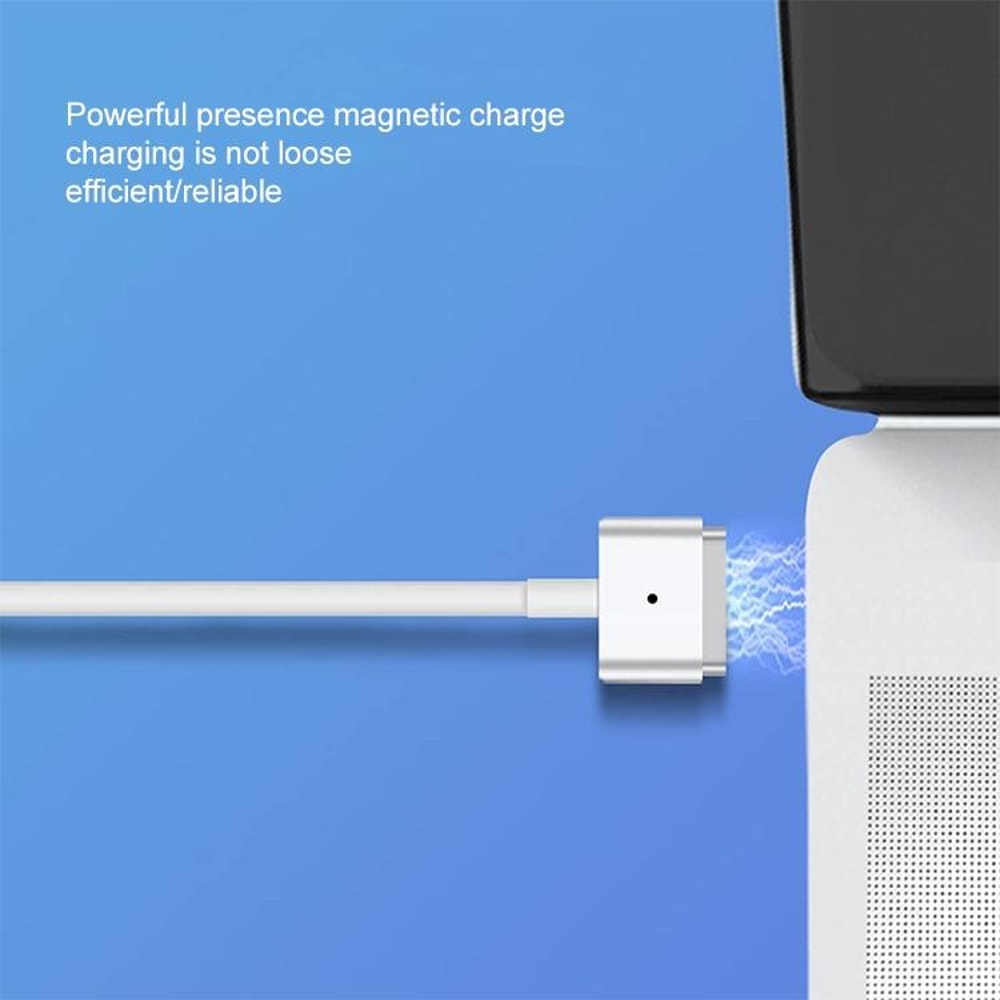1.7m 5 Pin to USB-C MacBook Charging Cable PD Fast Charge (White)