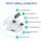 Compact 5V 1A USB Wall Charger White Safe Travel Power Adapter 3