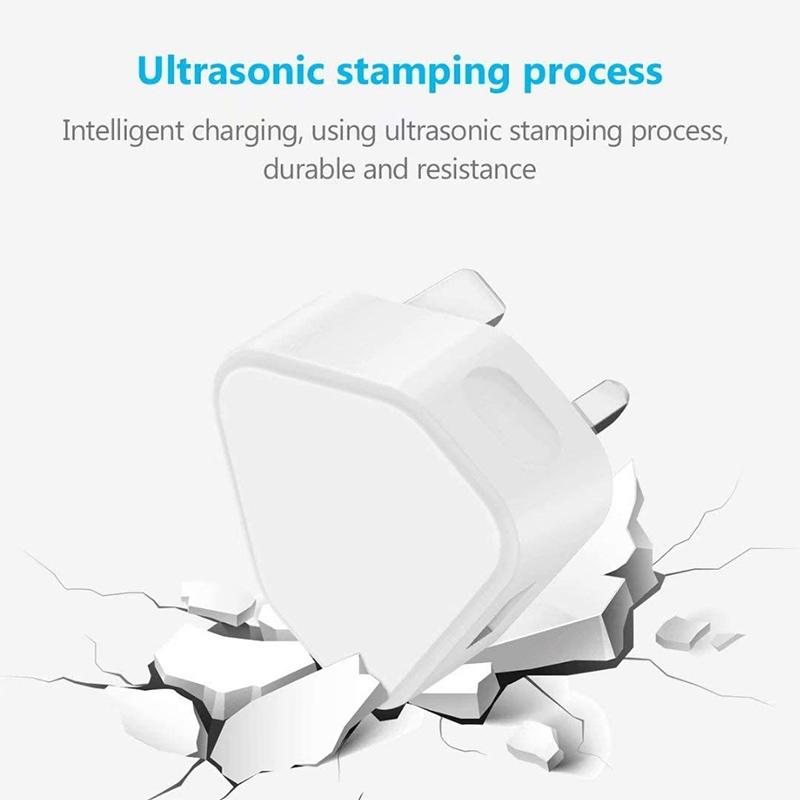 Compact 5V 1A USB Wall Charger White Safe Travel Power Adapter 5