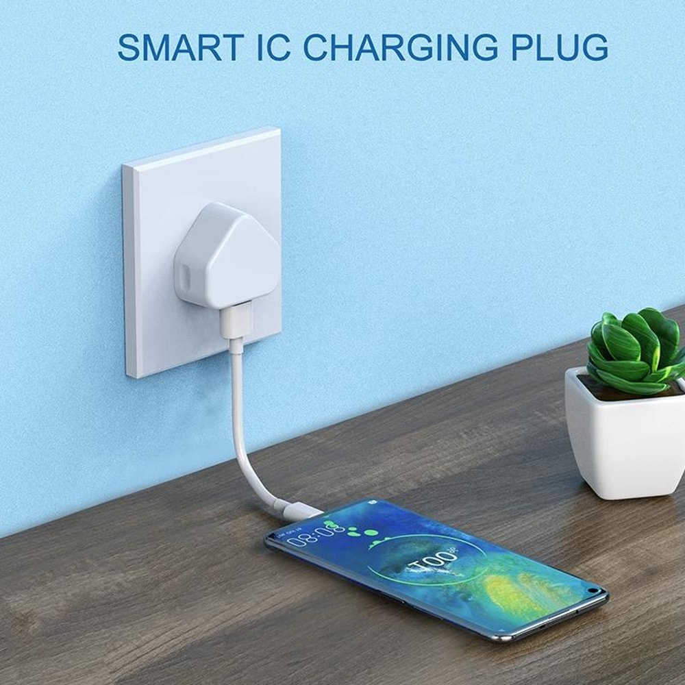 Compact 5V 1A USB Wall Charger White Safe Travel Power Adapter 7