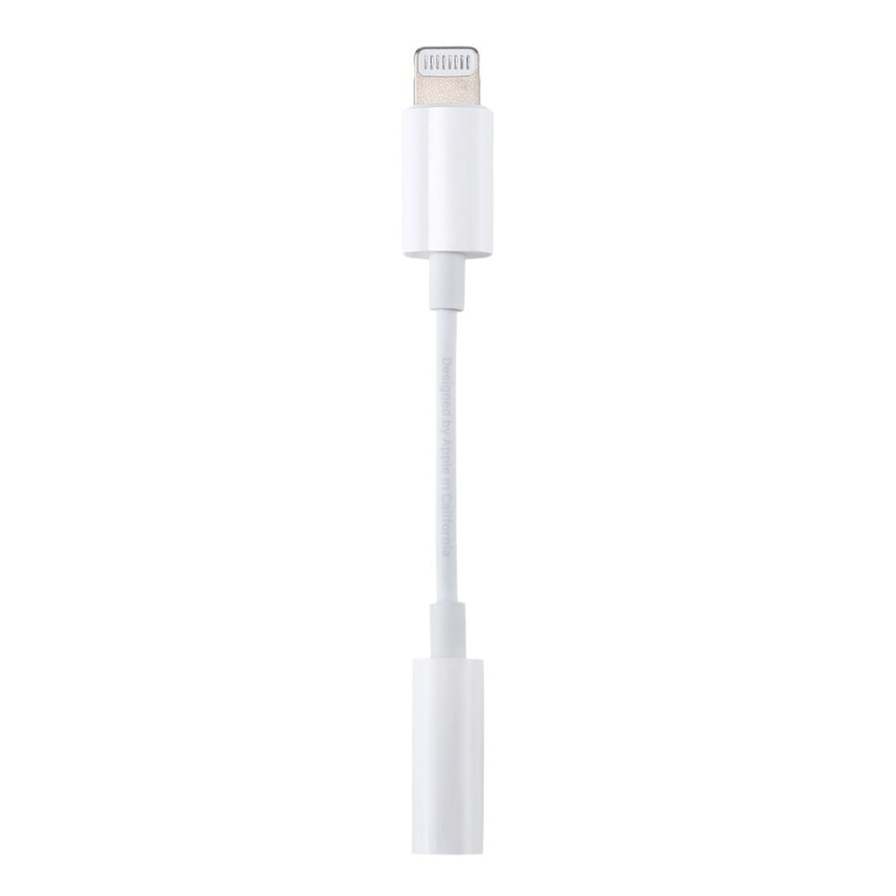 Lightning to 3.5mm Headphone Audio Adapter 8 Pin iPhone Earphone Converter Cable 8cm White