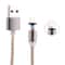 360 Degree Rotating Magnetic Lightning Charging Cable LED Indicator 1m Braided 8 Pin USB Cable