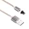 360 Degree Rotating Magnetic Lightning Charging Cable LED Indicator 1m Braided 8 Pin USB Cable
