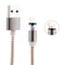 360 Degree Rotating Magnetic Lightning Charging Cable LED Indicator 1m Braided 8 Pin USB Cable