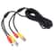 5m RG59 CCTV Video Power Cable with BNC Connectors and Play Security Camera Cable