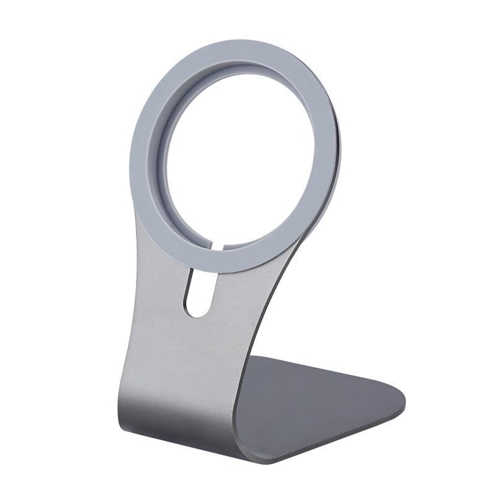 Aluminum Alloy Magnetic Wireless Charger Stand Phone Holder Desktop Dock for MagSafe Devices