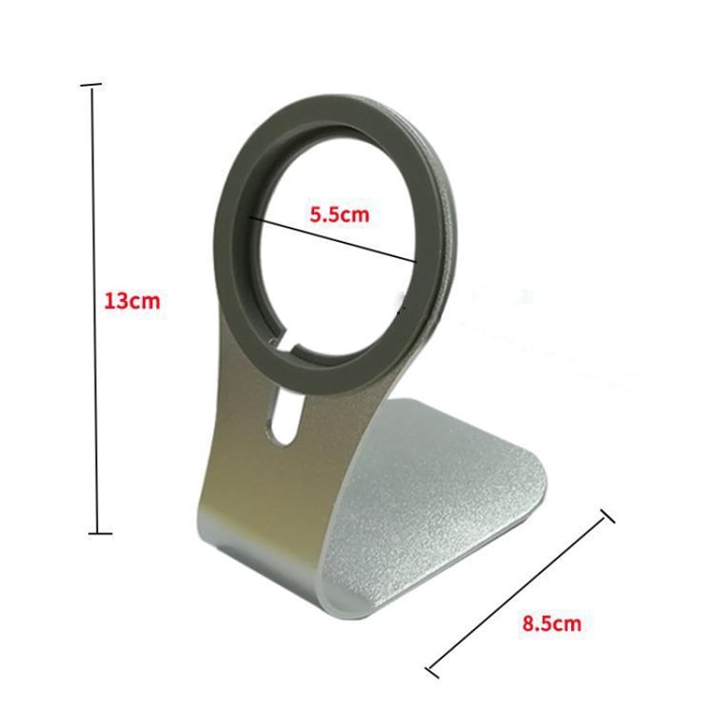 Aluminum Alloy Magnetic Wireless Charger Stand Phone Holder Desktop Dock for MagSafe Devices