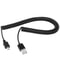 2m Coiled Micro USB Charging and Data Sync Cable Spring Design Flexible Android Cable
