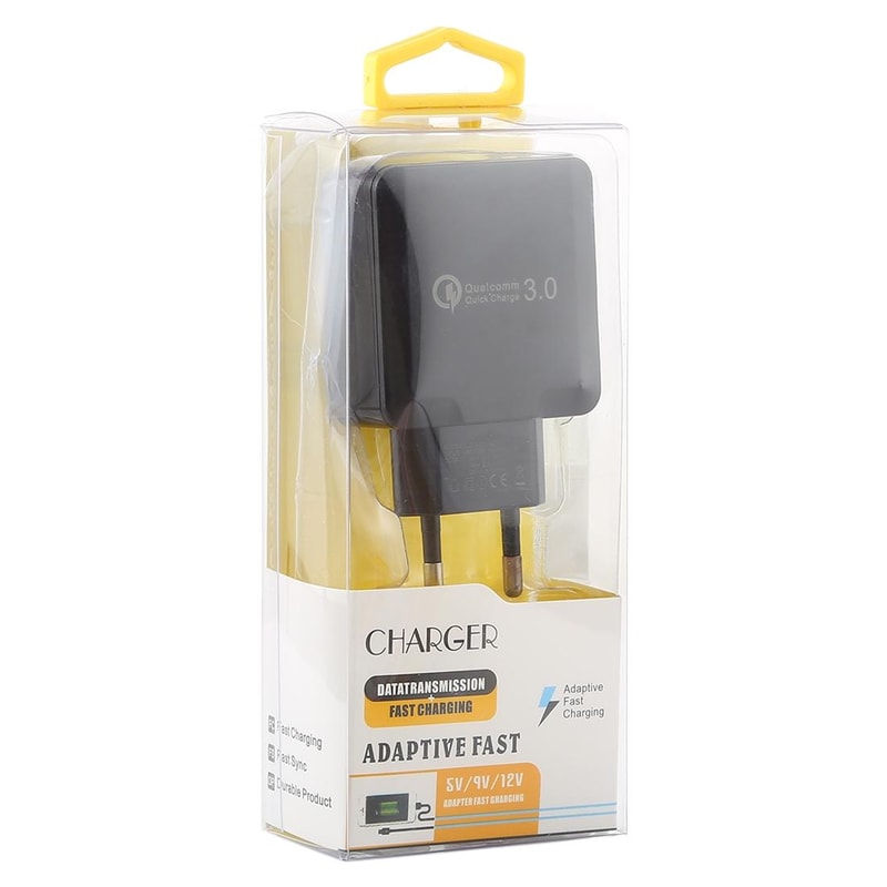 LZ-041 Portable Smart Quick Charge 3.0 Fast Wall Charger White