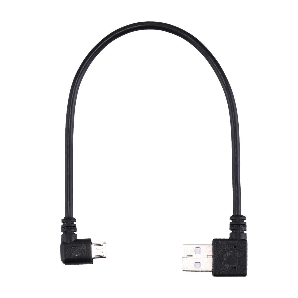 24cm Right Angle Micro USB Elbow Charging Cable for Fast Convenient Charging