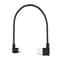 24cm Right Angle Micro USB Elbow Charging Cable for Fast Convenient Charging