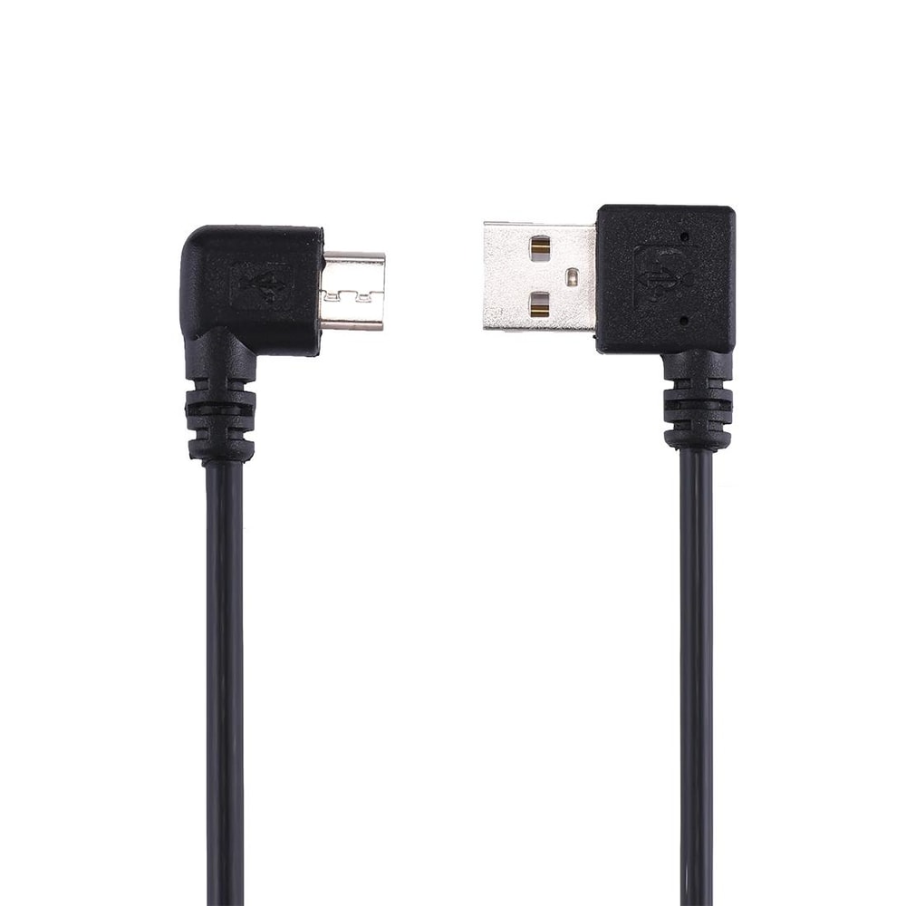 24cm Right Angle Micro USB Elbow Charging Cable for Fast Convenient Charging