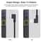 USB-C to USB 3.0 90 Degree Left Angle Cable 1m Fast Charge Data Sync Adapter