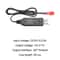 3.7V USB JST Battery Charging Cable with Smart Chip Protection for Rechargeable Devices