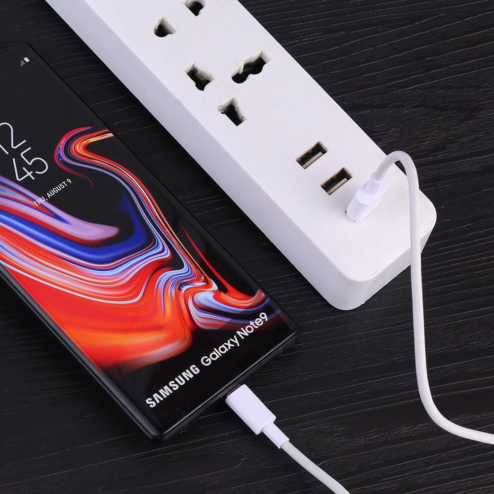 1.5m USB to USB-C Fast Charging Cable 5V 4A Type-C Charge Cable White