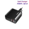 65W GaN USB-C PD Fast Charger for MacBook QC4.0 Multi-Port Power Adapter