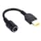 Square Male to 7.9 x 5.5mm Laptop Power Adapter Cable 10cm Notebook Charger Conversion Connector