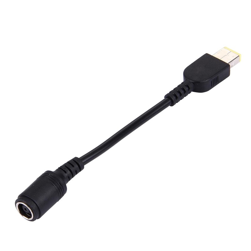 Square Male to 7.9 x 5.5mm Laptop Power Adapter Cable 10cm Notebook Charger Conversion Connector