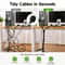 Reusable Hook and Loop Cable Ties Roll Velcro Cable Management Straps Wire Organizer Tape 0.5in x 16.4ft