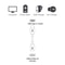 USB C to Mini USB Adapter 3.0 Fast Data Sync Converter Compact Travel Cable