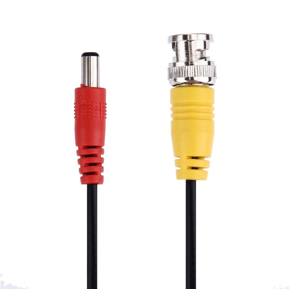 20m CCTV Cable RG59 Coaxial CCTV Video Power Cable Security Camera Cable with BNC Power Connectors