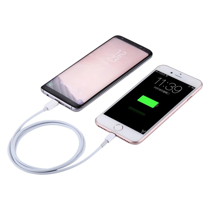 1m USB-C to Lightning Cable Type-C to 8 Pin iPhone Charging and Data Sync Cable