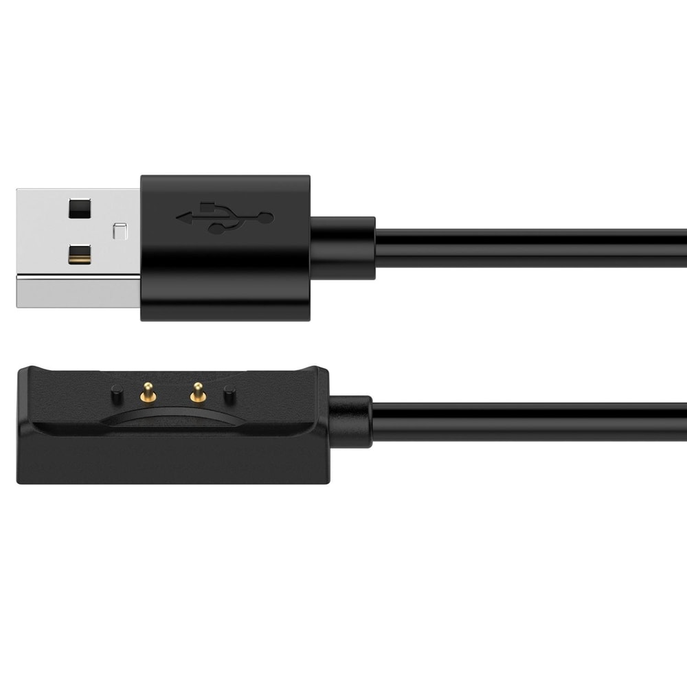 Heart Rate Monitor Magnetic Charging Cable 1m Black Fast Charging Charger Cable