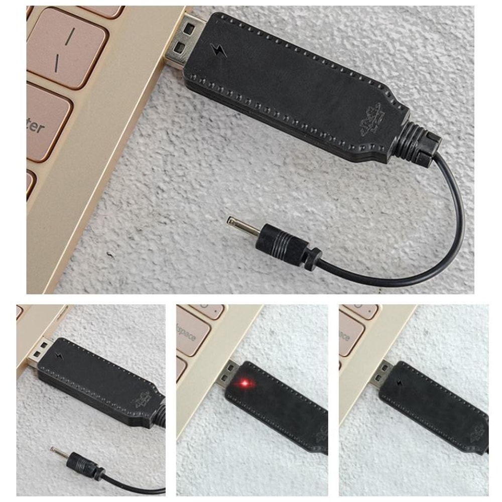 3.7V Lithium Battery Charging Cable JST 2.0 Straight Header with Reverse Polarity Protection 10cm