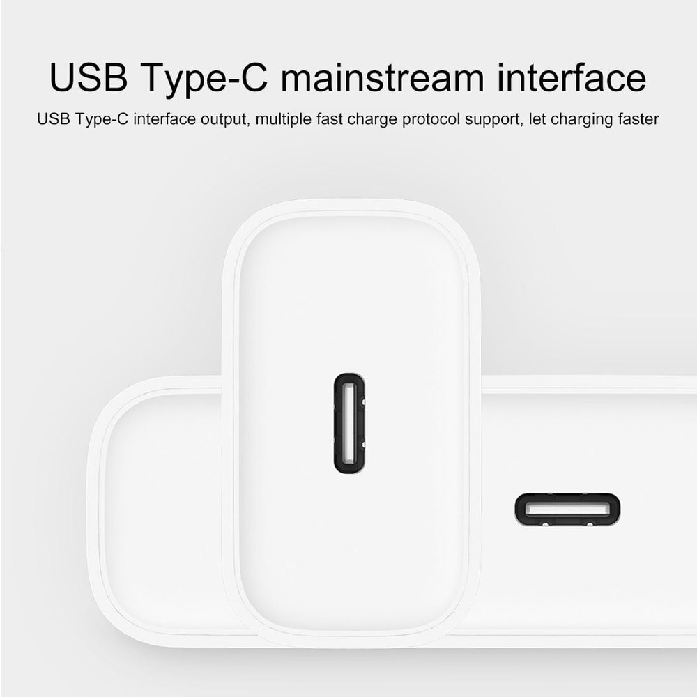 Xiaomi ZMI 20W USB-C Fast Charger Compact Power Adapter for iPhone Android Devices