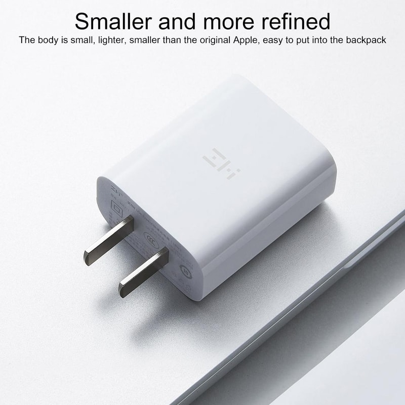 Xiaomi ZMI 20W USB-C Fast Charger Compact Power Adapter for iPhone Android Devices