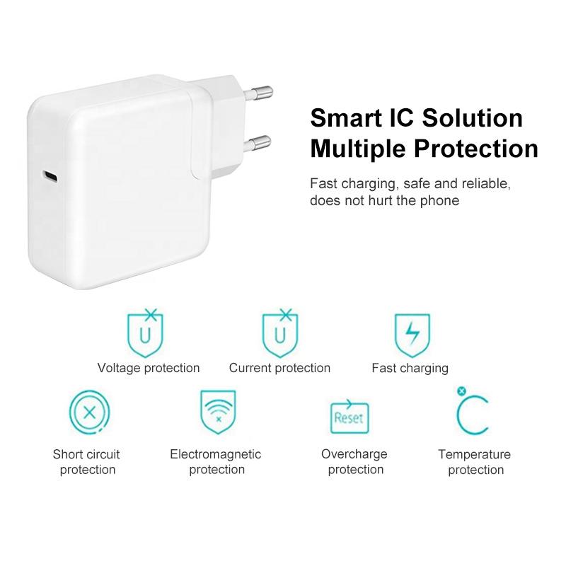 30W Fast USB-C Wall Charger Compact Type C Power Adapter
