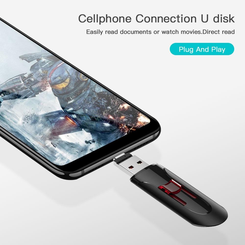 Mini USB C OTG Adapter Fast Data Transfer Connector for Android Devices