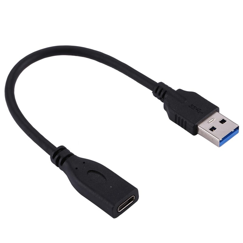 USB 3.0 to USB-C Adapter Cable 20cm Fast Data Sync Type-C Converter