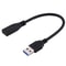 USB 3.0 to USB-C Adapter Cable 20cm Fast Data Sync Type-C Converter