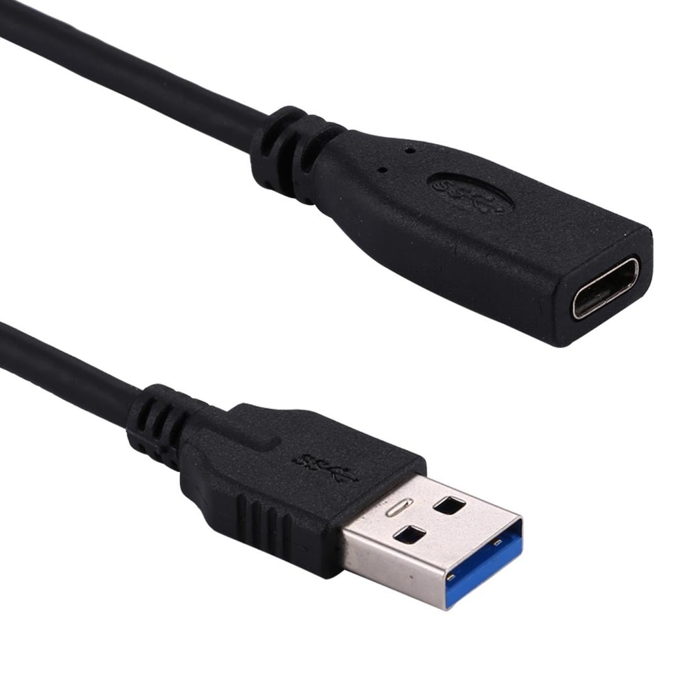 USB 3.0 to USB-C Adapter Cable 20cm Fast Data Sync Type-C Converter