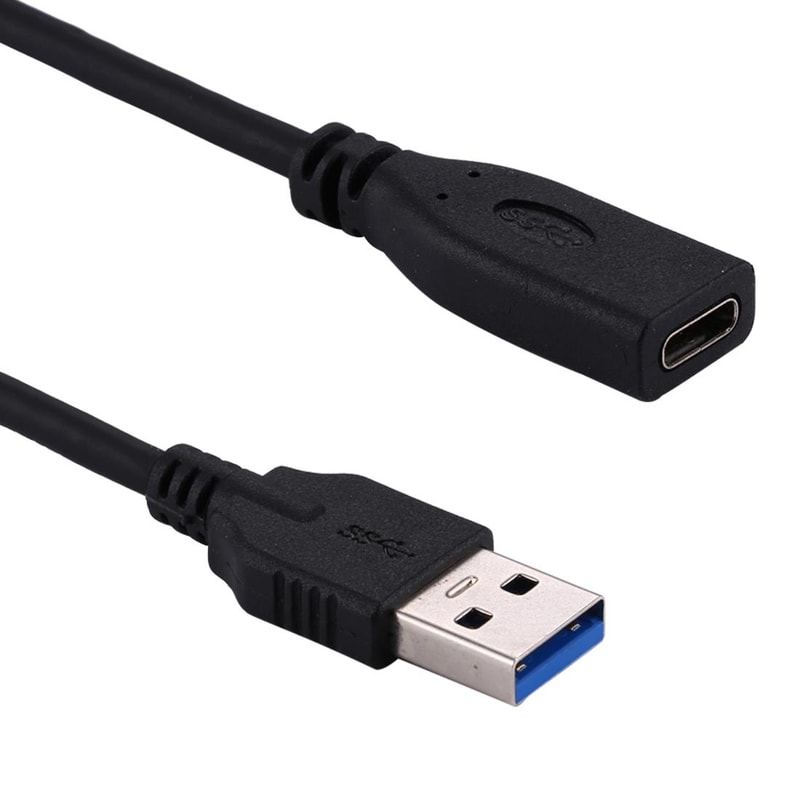 USB 3.0 to USB-C Adapter Cable 20cm Fast Data Sync Type-C Converter