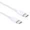 2m USB-C to USB-C 3.1 Fast Charging Cable 2A Data Sync White