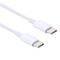 2m USB-C to USB-C 3.1 Fast Charging Cable 2A Data Sync White