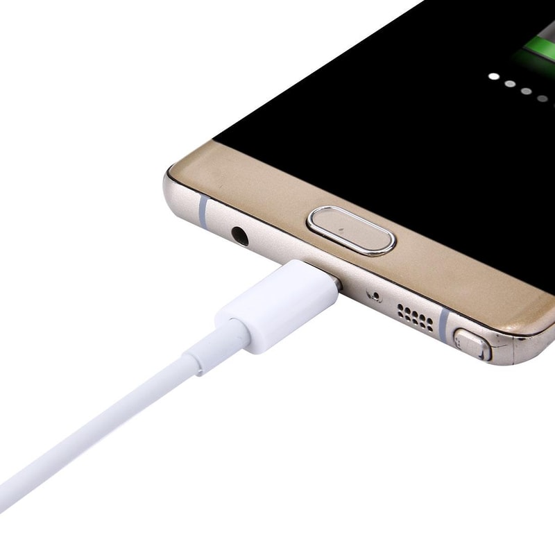 2m USB-C to USB-C 3.1 Fast Charging Cable 2A Data Sync White