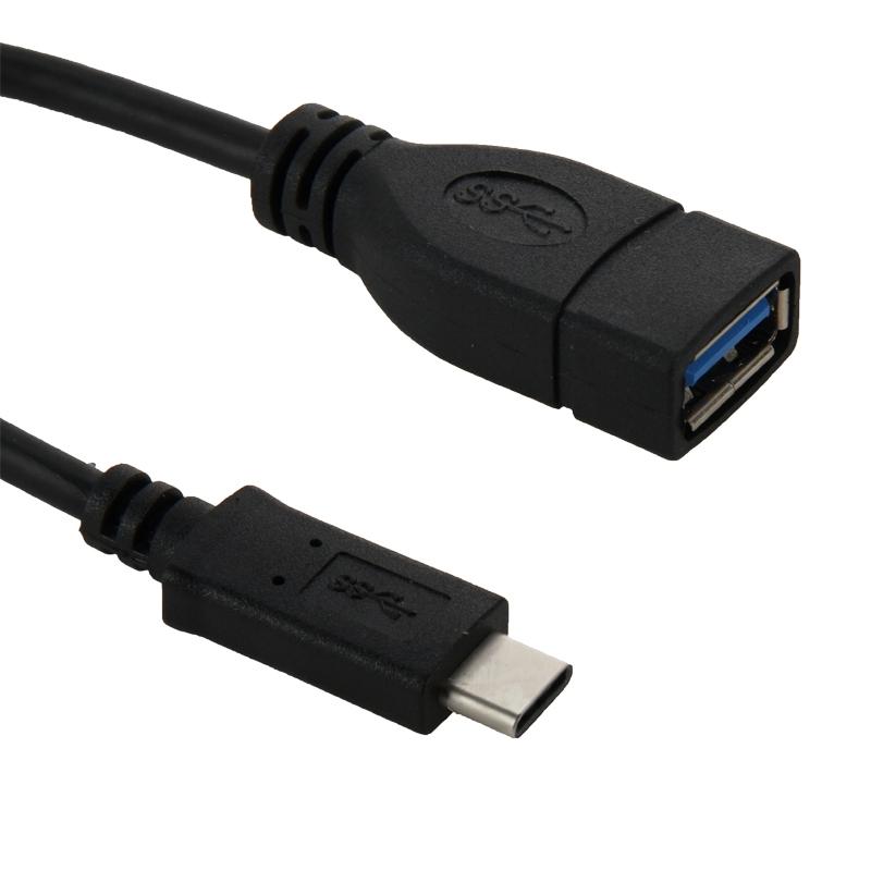 22cm USB-C to USB 3.0 Adapter Cable Type-C 3.1 OTG Data Transfer Cable