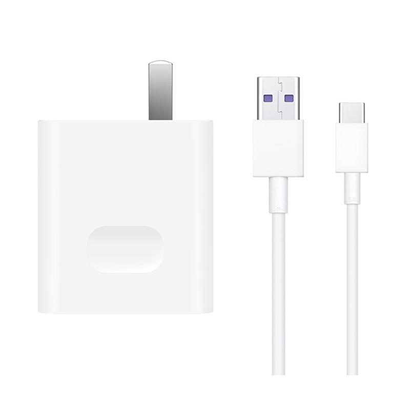 Original Huawei 40W SuperCharge USB-C Fast Charging Wall Charger (White)